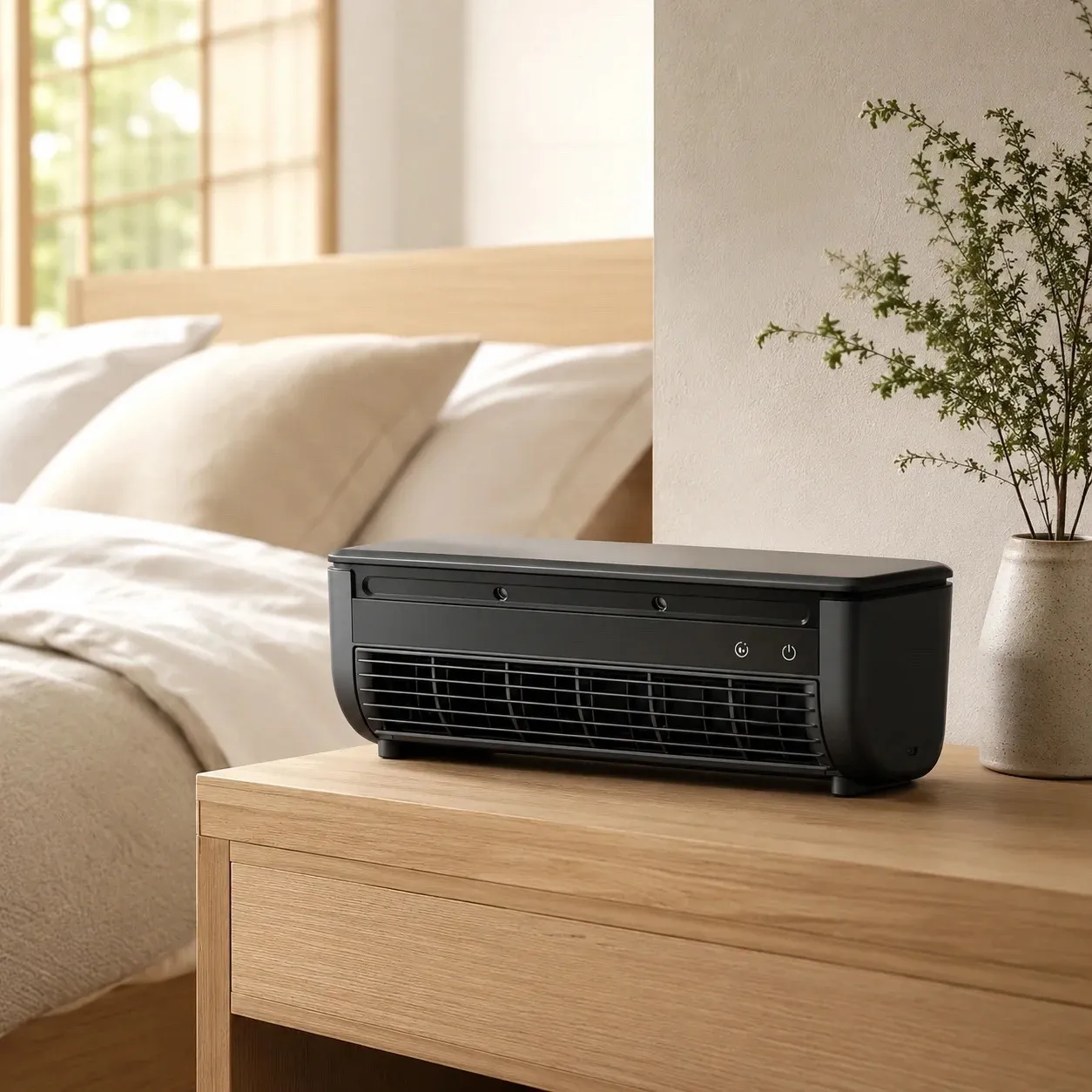 【省エネ&静音】ryocooler充電式冷風機なら寝室・デスク・アウトドアでも快適